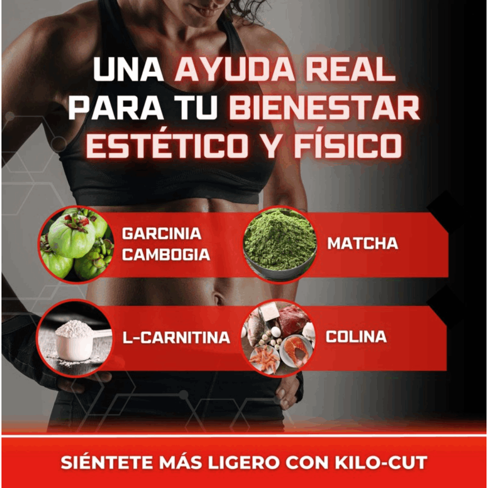 Kilo-Cut Vitastrong Vegan – Powerful Dietary Supplement with Glucomannan, Garcinia, L-Carnitine, Matcha Tea Powder, Choline, Prickly Pear, and Chromium – Next-Gen Keto Formula for Optimal Body Definition