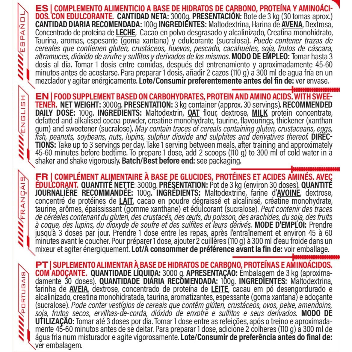 King Nutrition Colossus Mass 3Kg Weight Gainer Creatine