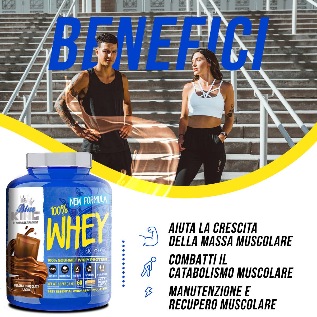WHEY PROTEIN BLUE KING | 2kg
