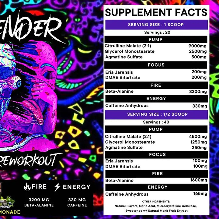 MINDBENDER V5 NOOTROPIC PRE ENTRENO 40 serv.