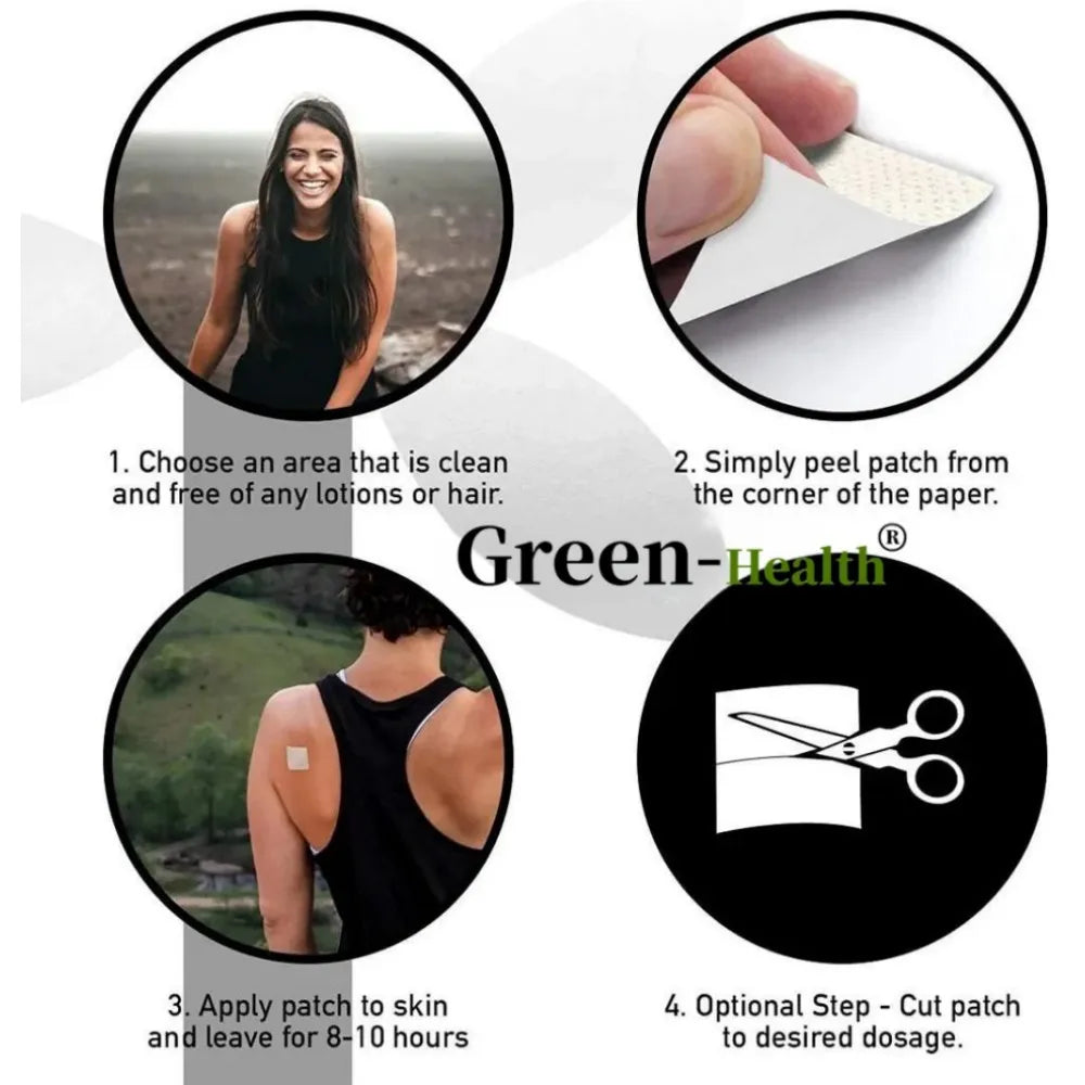 Hot sale Focused Energy Supplements Transdermal Patches--30 Patches One Month Supply
