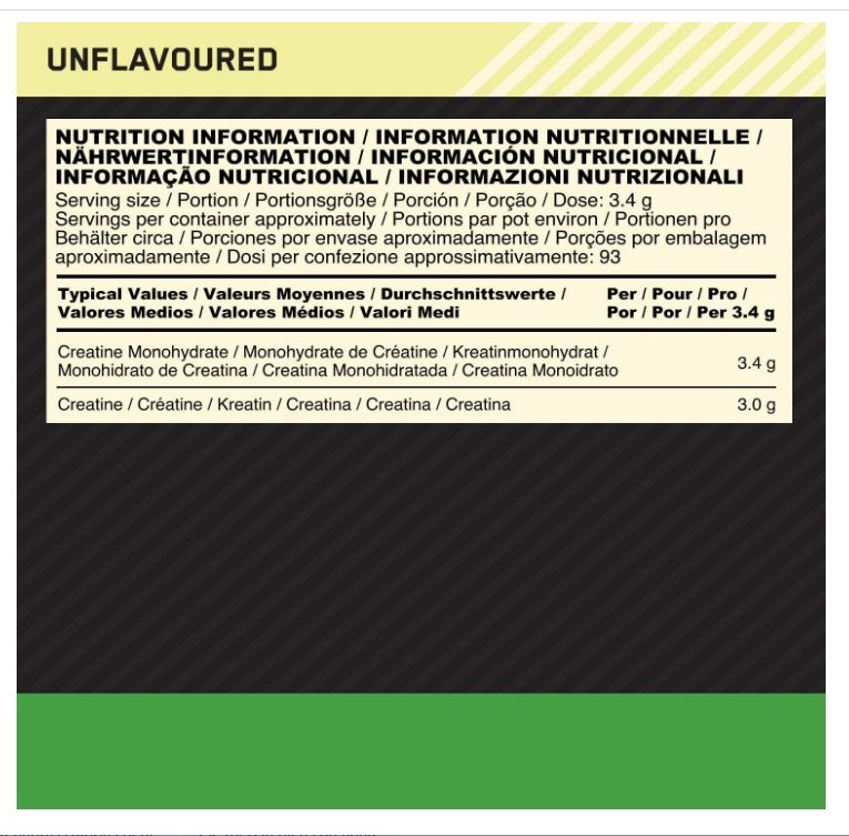 Optimum Nutrition Micronized Creatine Powder, 317G