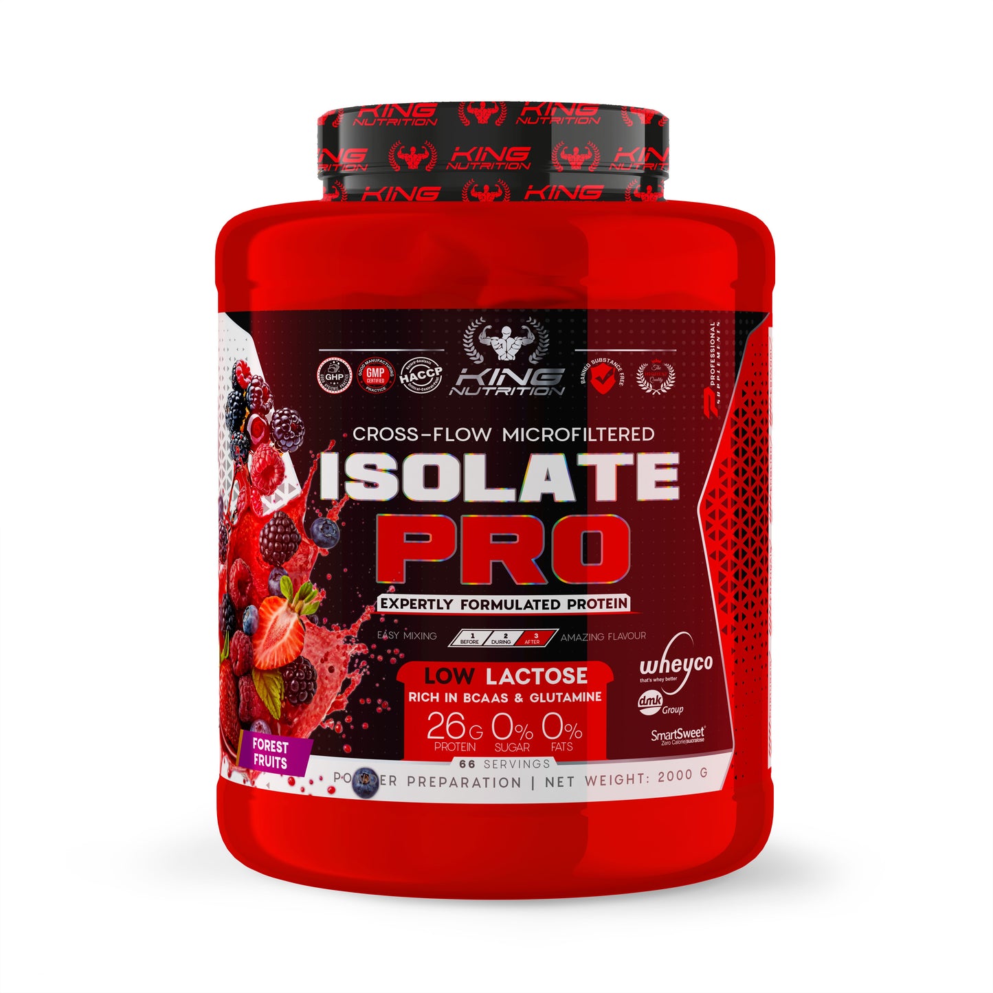 King Nutrition Pro Isolate 2Kg Low-Fat Isolated Protein