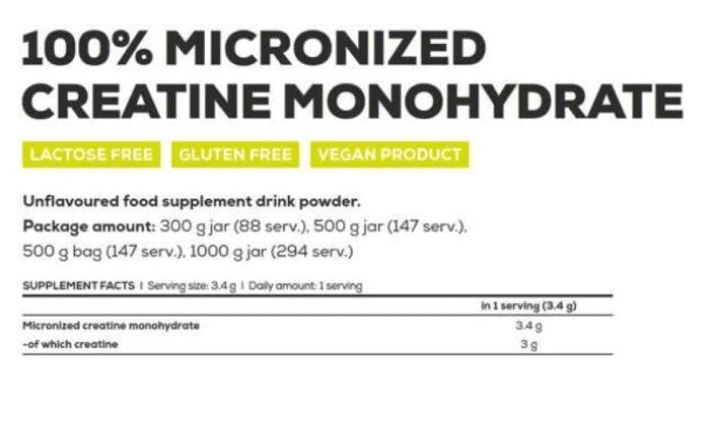 Biotechusa Creatine 100% Micronized 300 Gr Neutral Flavor
