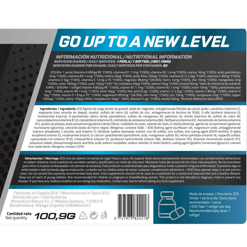 Multivitamins - Musclefit │60 Cap