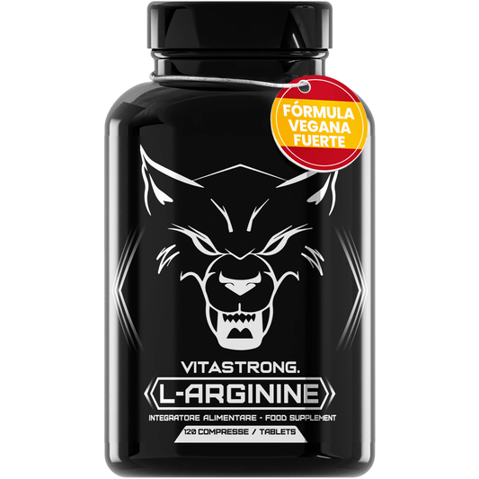 Arginine 4500mg + Vitamin B6, 120 Vegetal L-Arginine HCL Tablets with Pure L-Arginine, Kyowa Quality, Nitric Oxide Production, Non-GMO Pre-Workout, Made in Italy