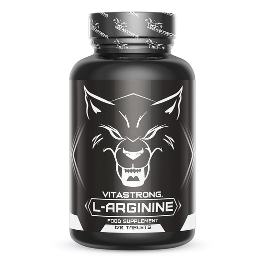 Vitasstrong L-Arginine 120 Tablets | Dietary Supplement with L-Arginine