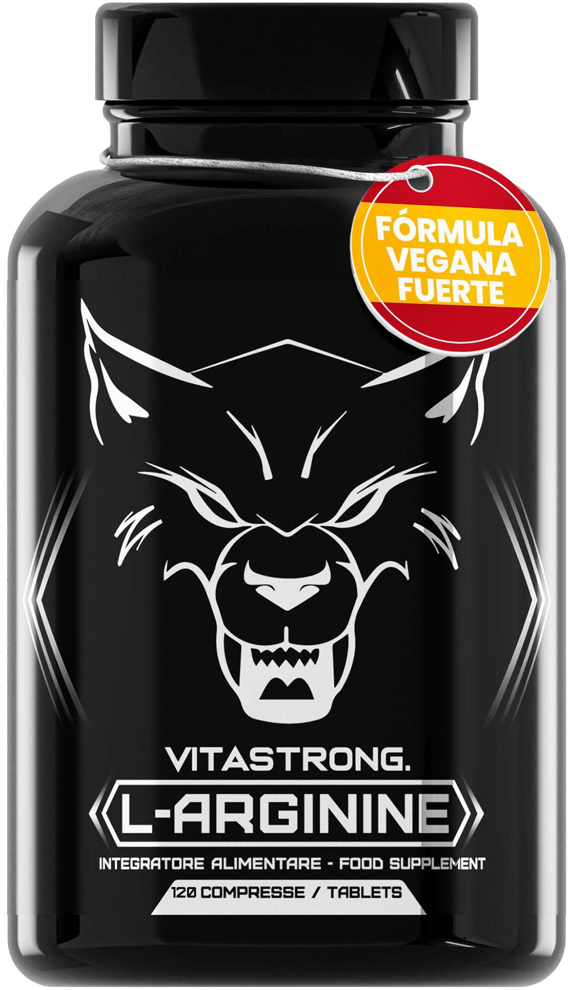 Arginine 4500mg + Vitamin B6, 120 Vegetal L-Arginine HCL Tablets with Pure L-Arginine, Kyowa Quality, Nitric Oxide Production, Non-GMO Pre-Workout, Made in Italy