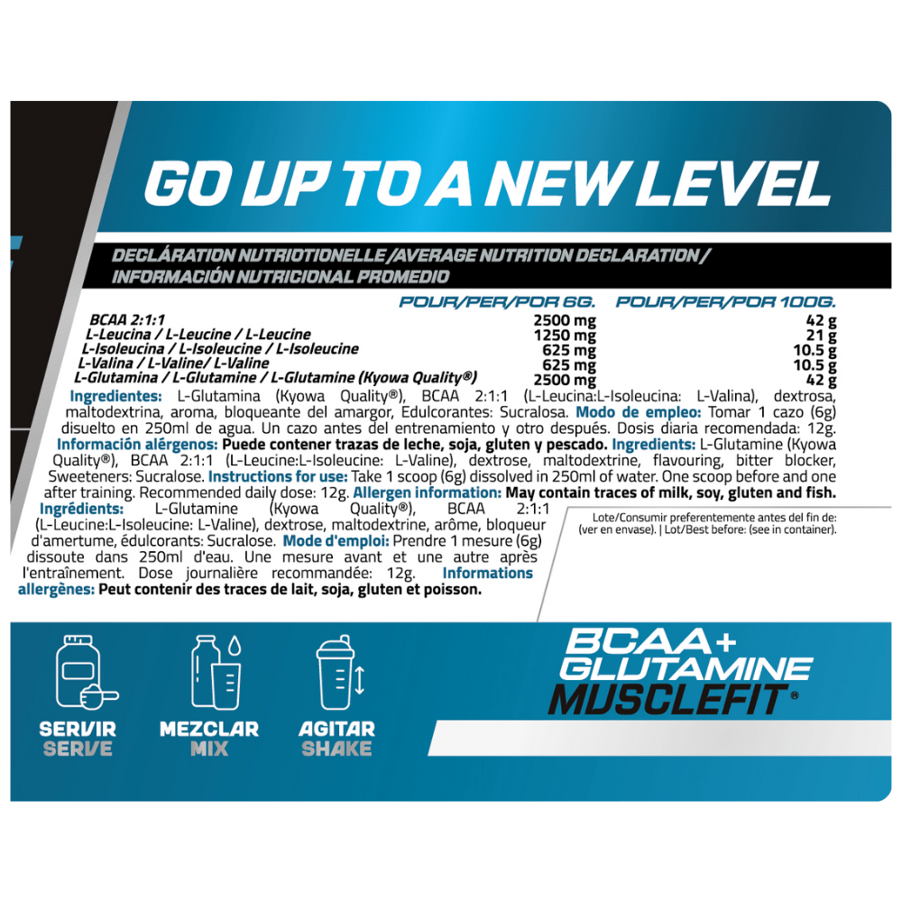 Glutamine + BCAAs 500g - MuscleFit