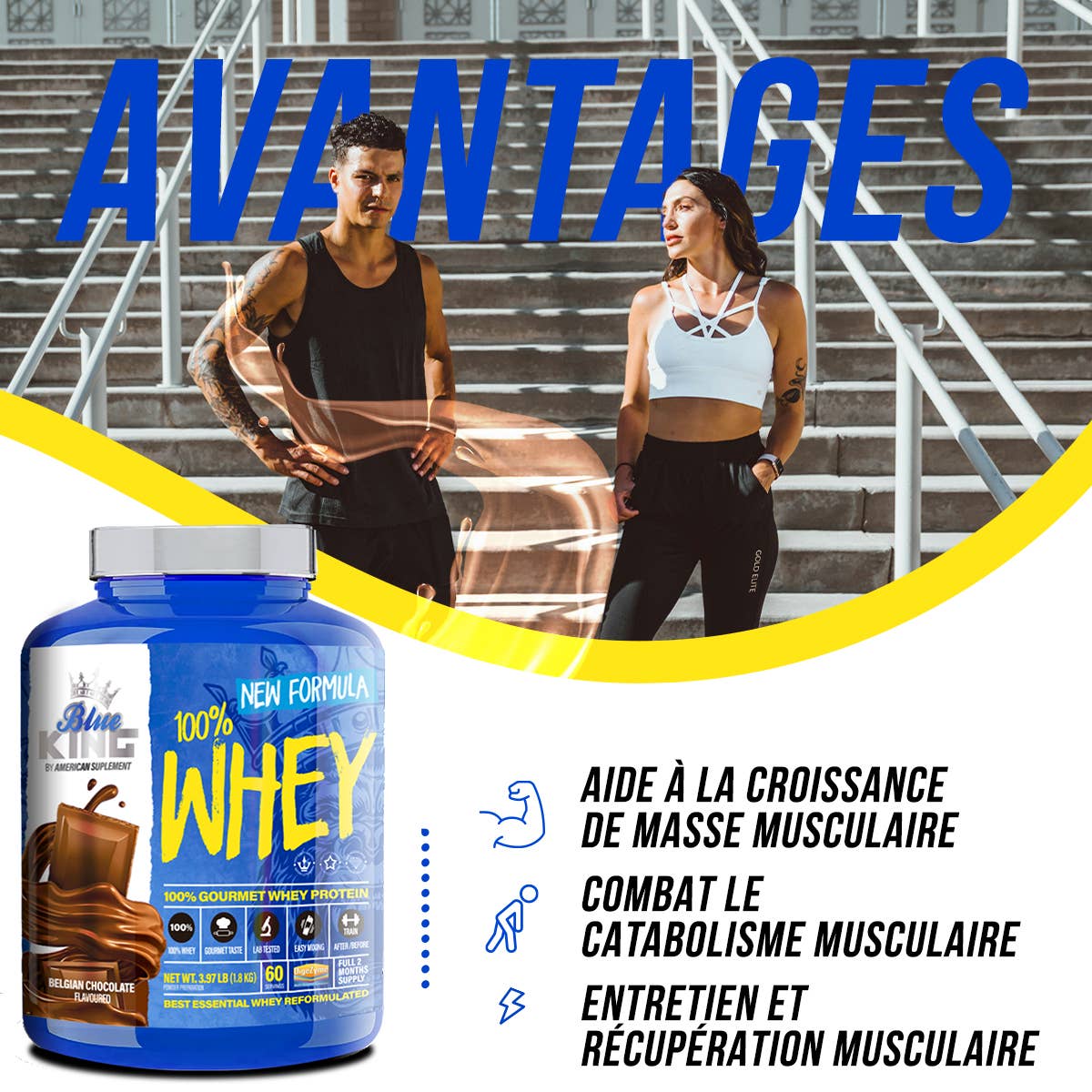WHEY PROTEIN BLUE KING | 2kg