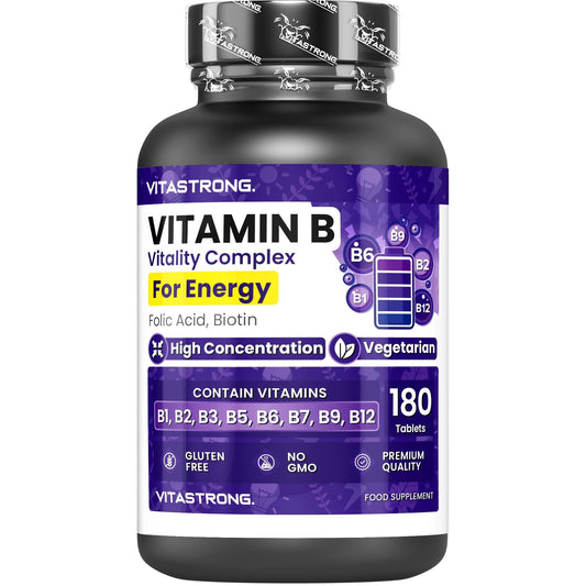 High-Dosage Vitamin B Complex, 180 Tablets